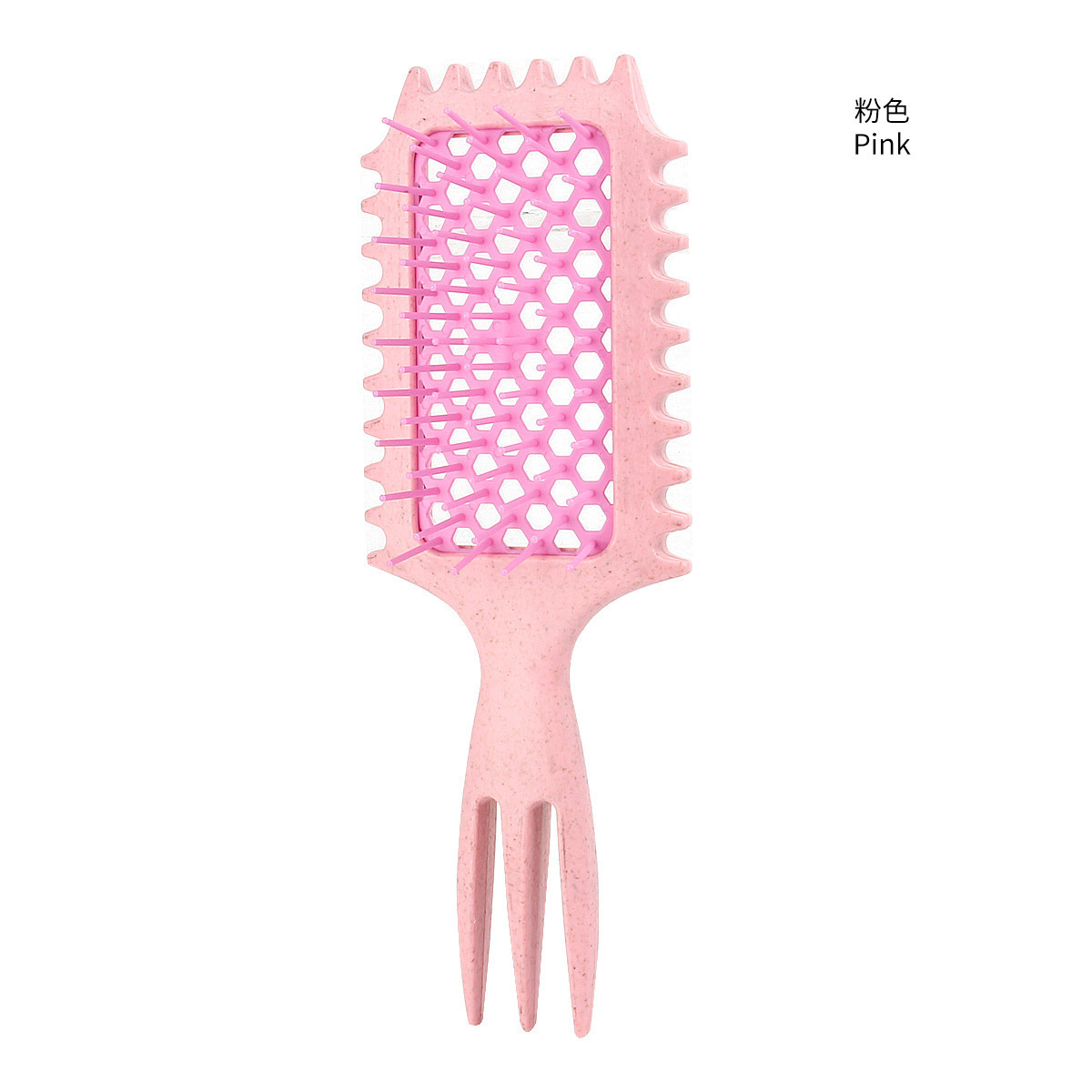 Hot sale cabello WANMEI hueco pein de modelado multifuncional extrusor de pasta de cola afilada pein flojo rebote rizado