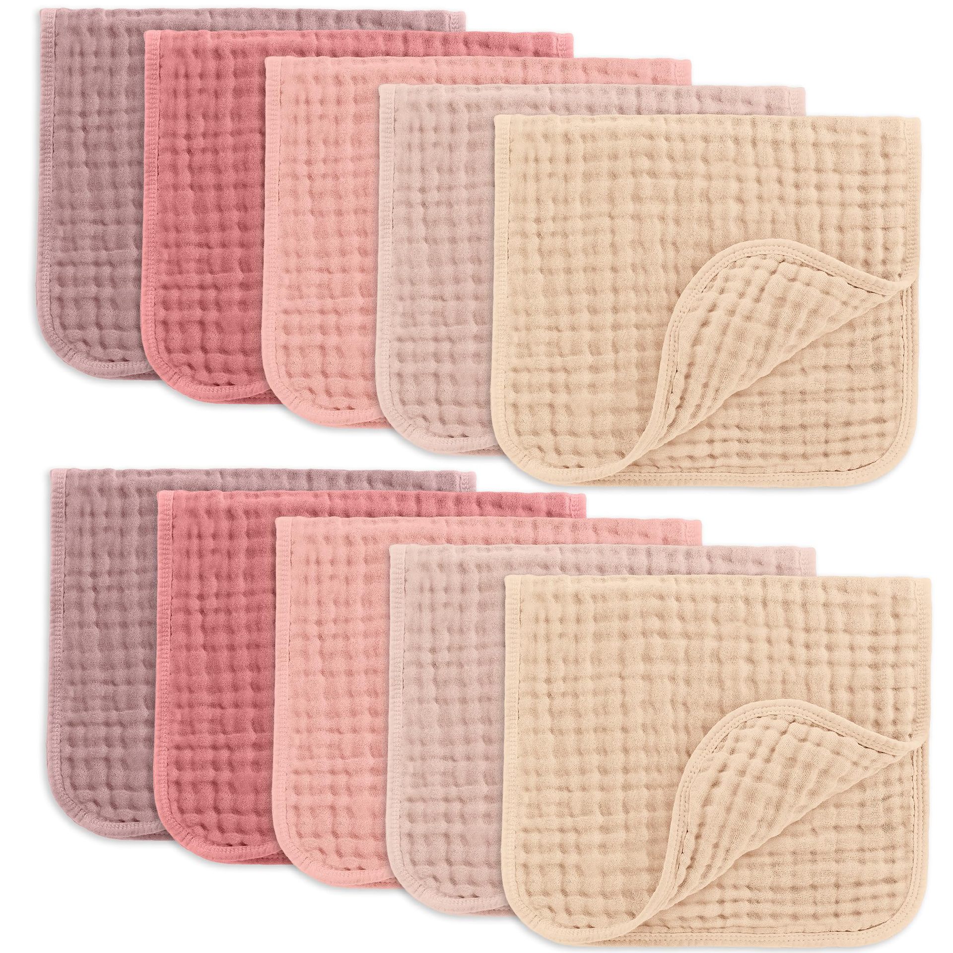 Amazon Children's Pure Cotton Absorbent Burp Towel Baby Spit Saliva Towel Baby Anti-Overflow Milk Absorbent Square Towel