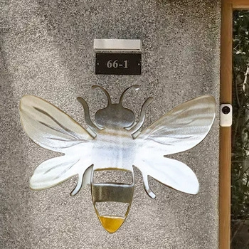 Трансграничные взрывные металлические пчелиные украшения креативные полые пчелиные поделки настенные пчелы фестиваль наружных украшений