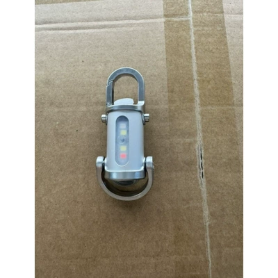 Keychain Flashlight Waterproof UV fənərlər - new-silver-alloy-model
