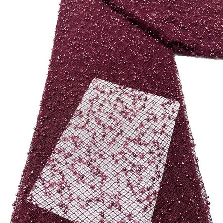 Fabricantes nuevos populares en línea cena de moda vestido de fiesta falda de cuentas tela tridimensional cuerdas bordadas