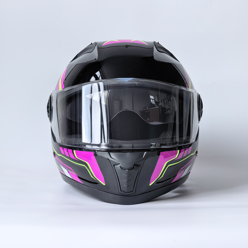 Motorcycle helmet, electric vehicle helmet, riding safety helmet, unisex, dual-lens full-face helmet 108