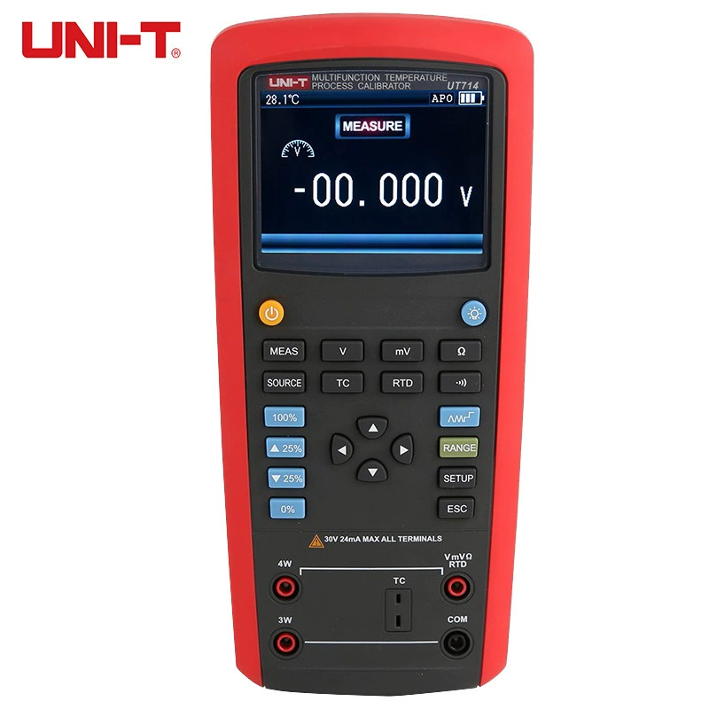 UT714 Многофункциональный температурный калибратор UT715 контур калибратор UT725 процесс корректор