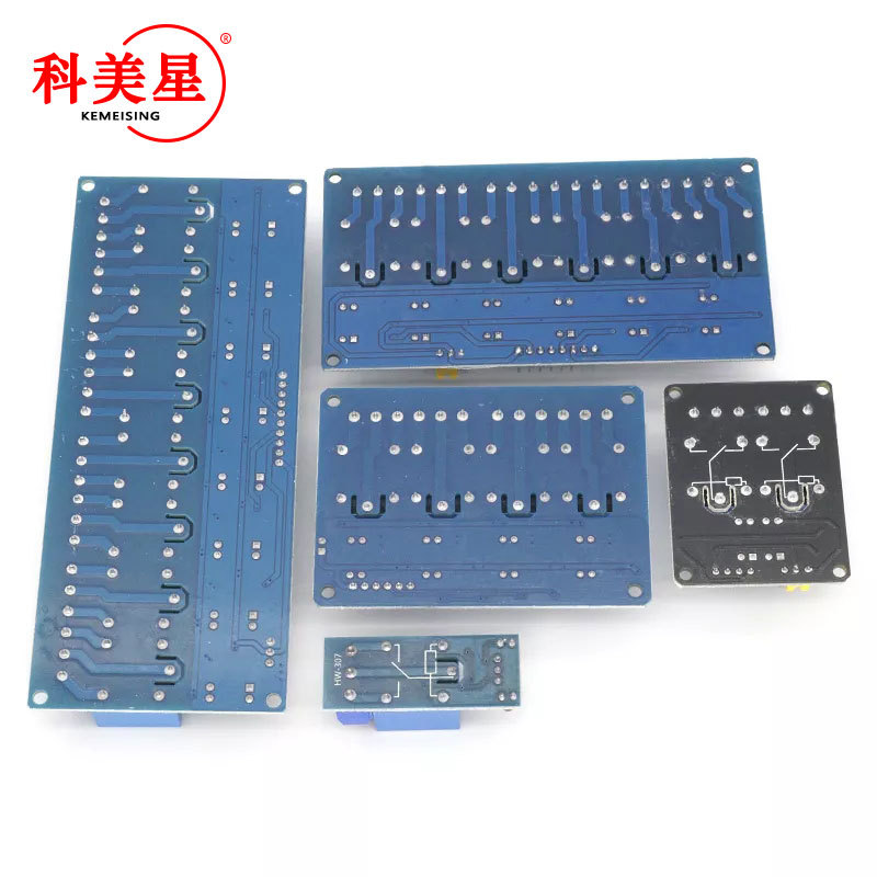 Módulo de relé 5V/12V/24V 1/2/4/8/16 Accesorios de placa de desarrollo de aislamiento de optoacoplador de disparo de bajo nivel