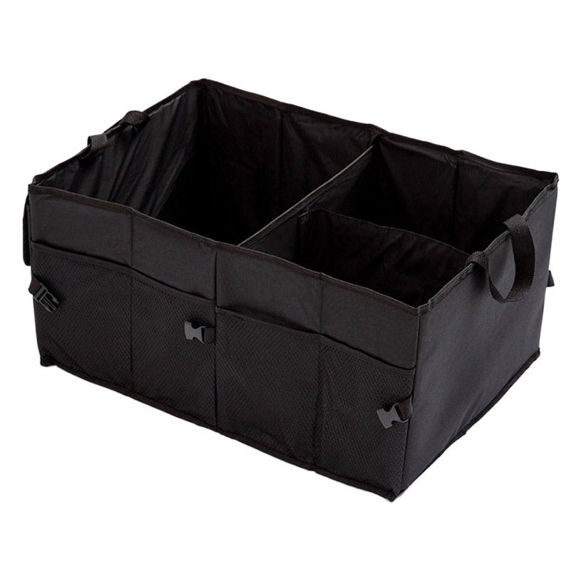 Caja de almacenamiento del coche bolsa de artículos diversos del coche multifuncional plegable Oxford caja de almacenamiento de tela caja de almacenamiento del maletero del coche