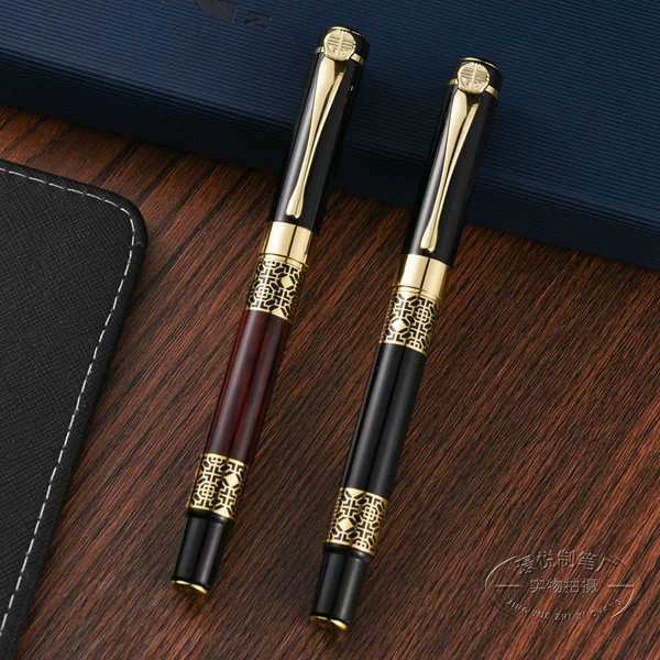 Wholesale in stock wood grain jewelry pen neutral pen business gifts metal pen signature pen advertising pen logo