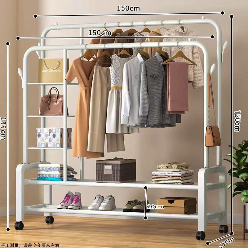 percha de ropa de piso vertical grosor grosor percha de ropa de casa dormitorio balcón barra de secado percha de ropa de secado percha