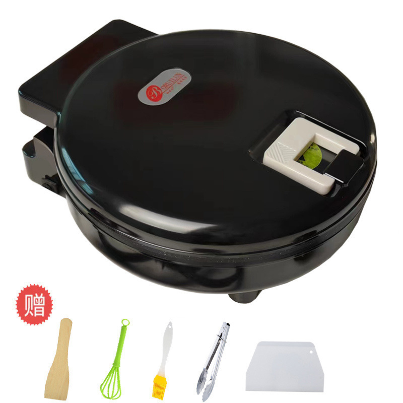 電気パン焼き鍋、家庭用自動電源オフ、両面加熱パンケーキ専用鍋、ノンスティックパンケーキパン、電気パン焼き鍋|undefined