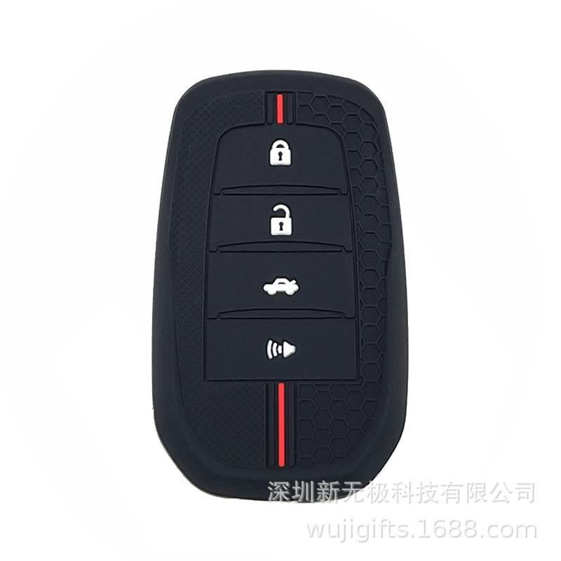 모델 B 스마트 4버튼 블랙 벌집 레드 라인