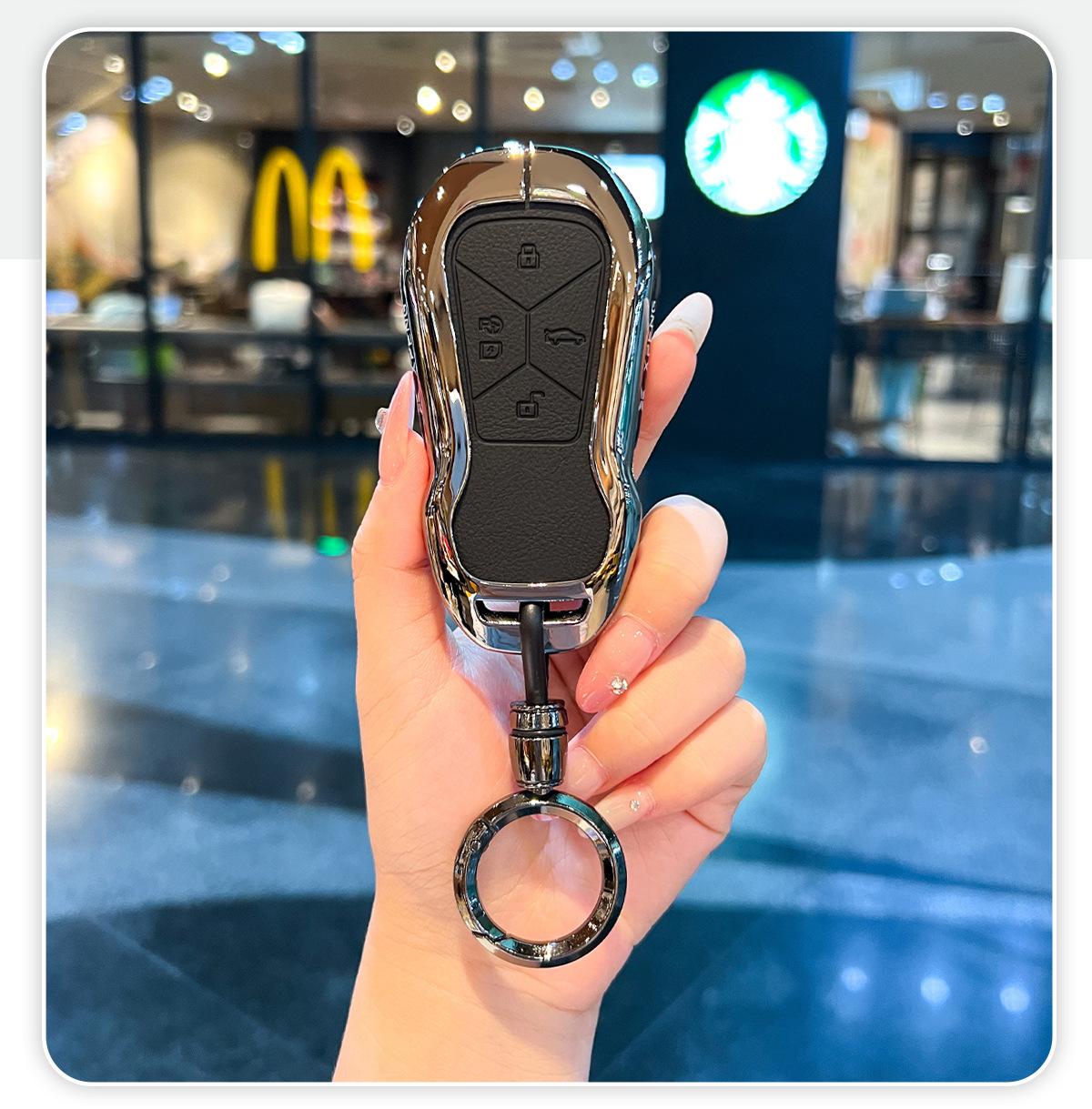 Xpeng P7+ Key Cover Xpeng 25 Models Mona M03 New P7/G6/G7 Shell G9/P5/G3I Car Buckle