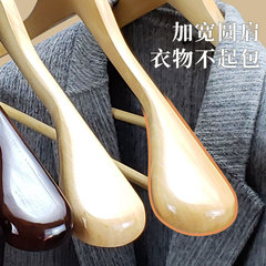 酒店服裝店無痕晾衣架家用復古西服成人寬肩實木衣架大號男士衣架