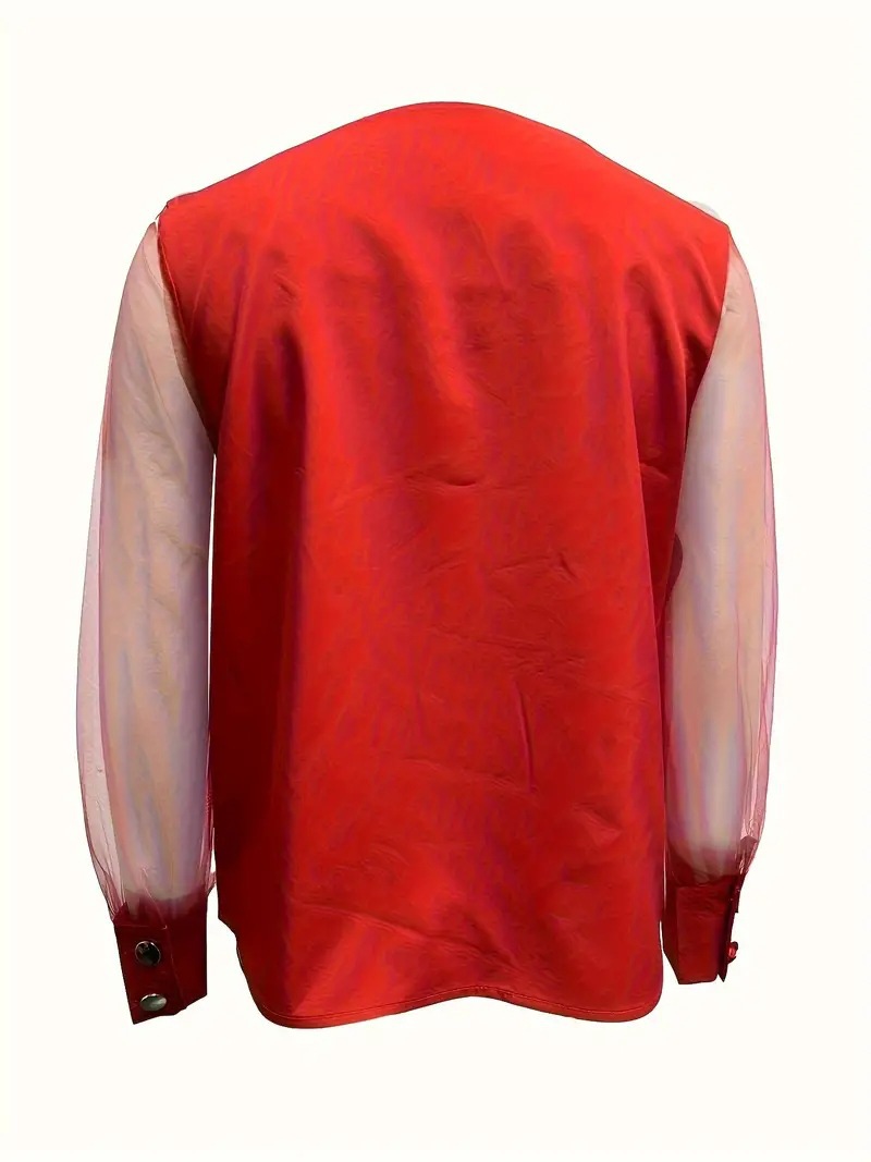 Elegant Style Wholesale Women's Elegant Solid Color Long Sleeve Blouses