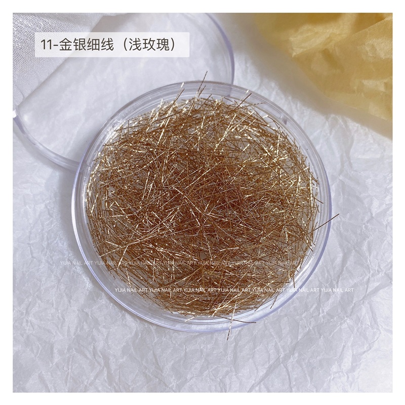 11-골드와 실버 파인 라인 (라이트 로즈)