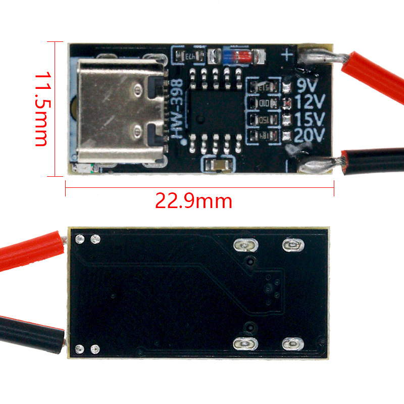 PD/QC Trap board fast charge USB boost line Type-c aging dormitory power failure router optical cat adapter 4