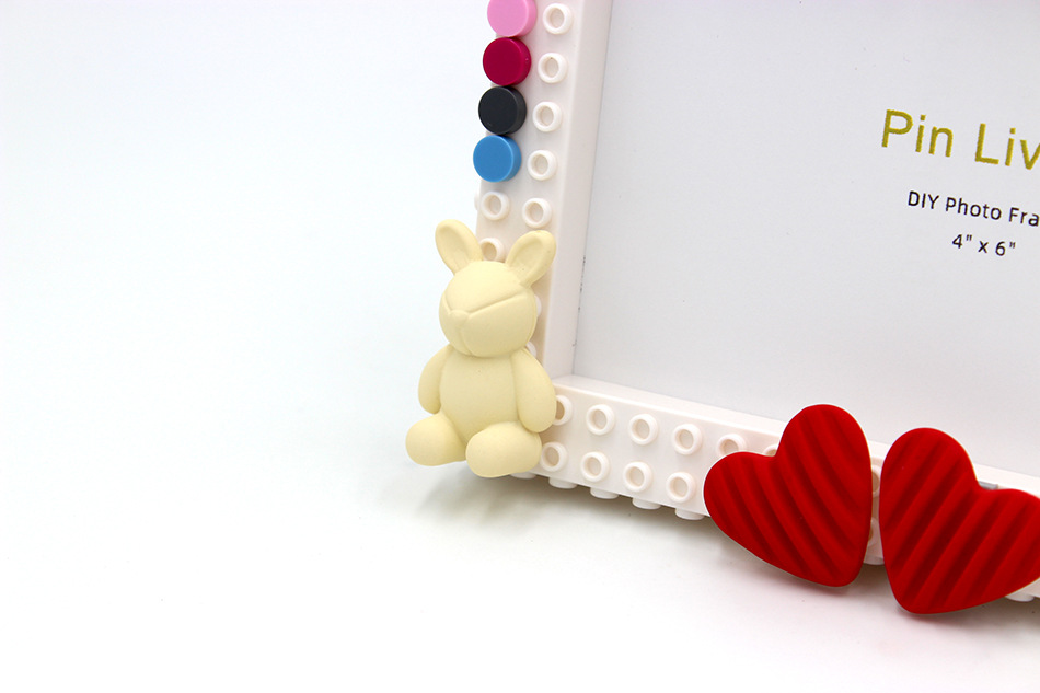 384g Weight Picture Frames Home Textiles & Decor Type ABS Material Heart Shape Pattern Casual Style Casual Heart Shape ABS Picture Frames Artificial Decorations 3