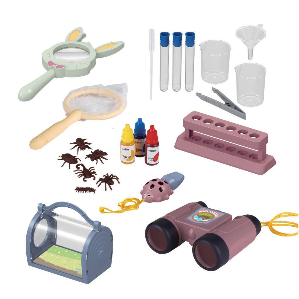 Herramienta de aventura al aire libre para niños STEM ciencia y educación DIY Insectos caja de juguete Insecto catcher Kit
