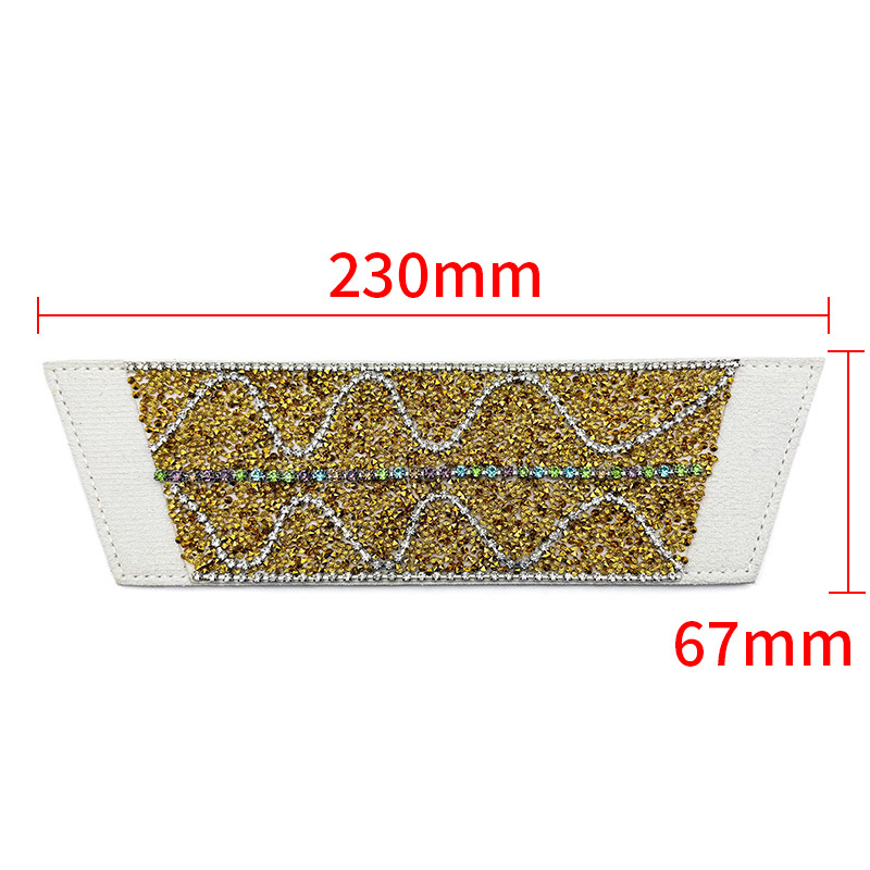 Nuevos accesorios de zapato DIY una sola forma de sandalias de diamante semiacabados zapatillas taladro superior