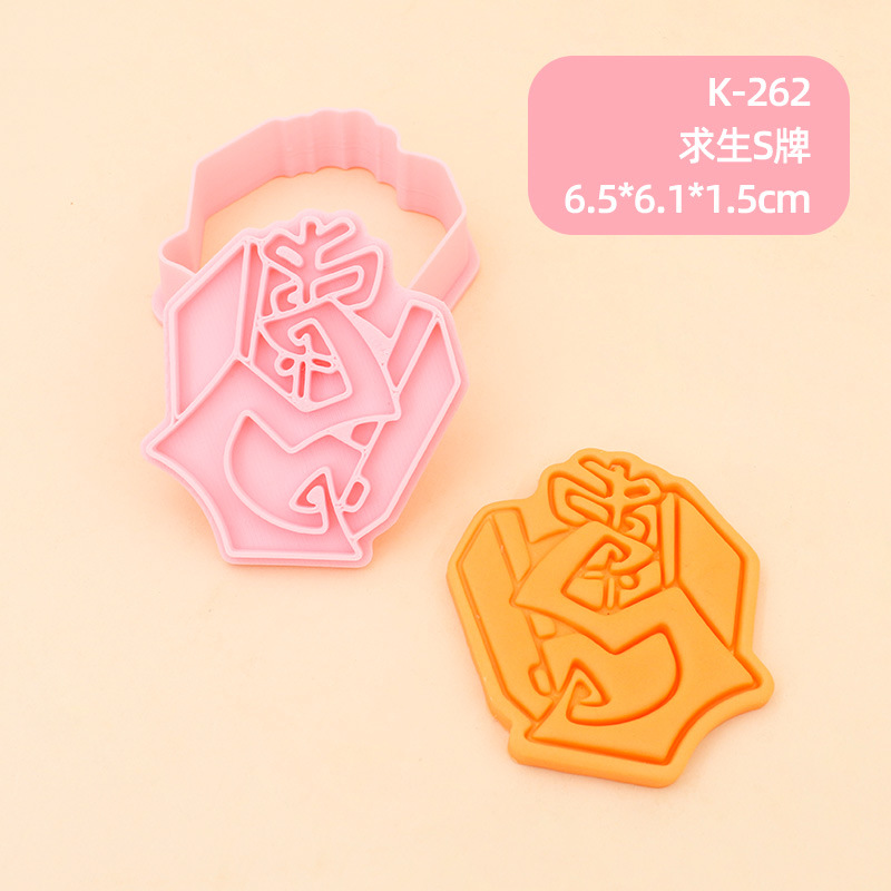 Juego de Moldes para Galletas 3D Personajes de Anime de Plástico para Repostería image 33