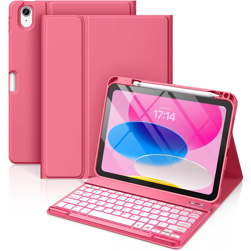 Spot Free Shipping iPad Shell Protection Ipad11Th Keyboard and Mouse Set Ipad11Th Keyboard Backlight with Leather Case
