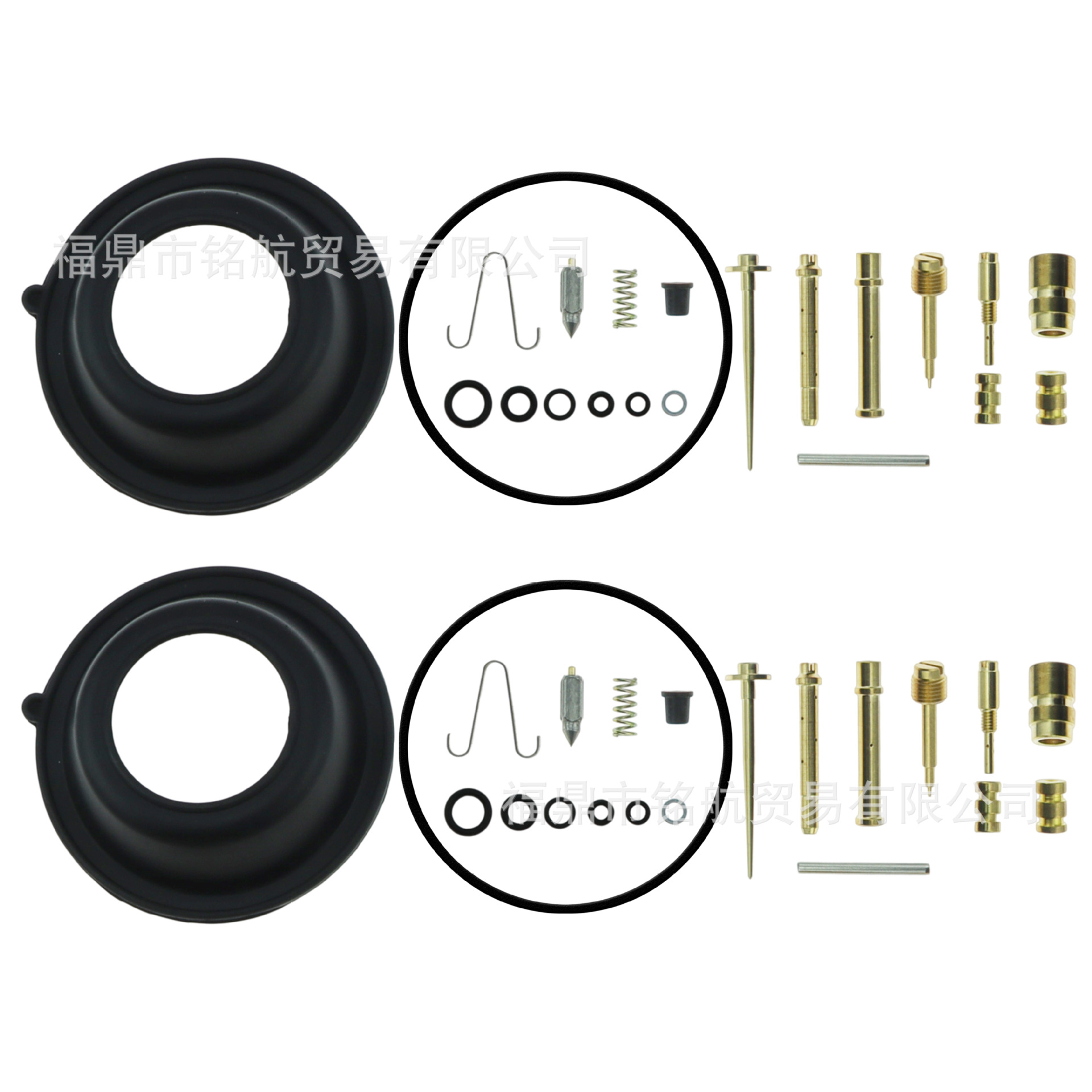 2X carburetor repair kit for Honda CB350 CB CL 350 CL35 with Diaphragm seal ring
