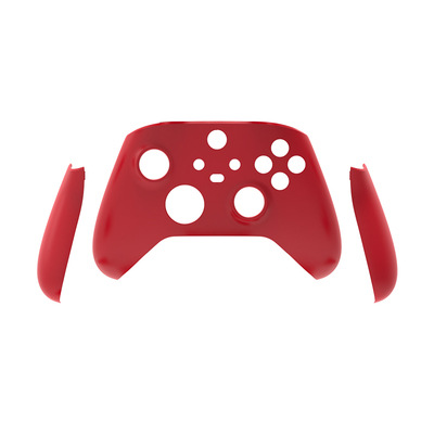 Cubierta frontal + manija izquierda y derecha-Superficie de cáñamo rojo