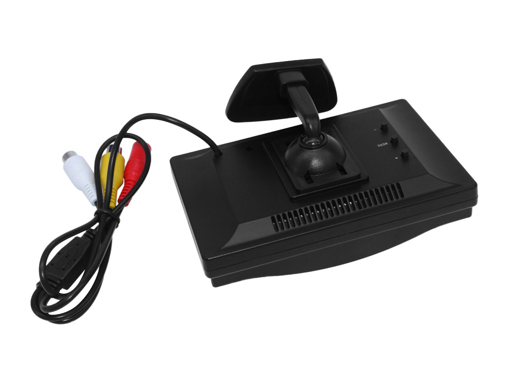 Wide Voltage Range 12-24V Visual Reversing Video Image Hd Car Display Monitor 5inch Desktop Suction Cup Monitor