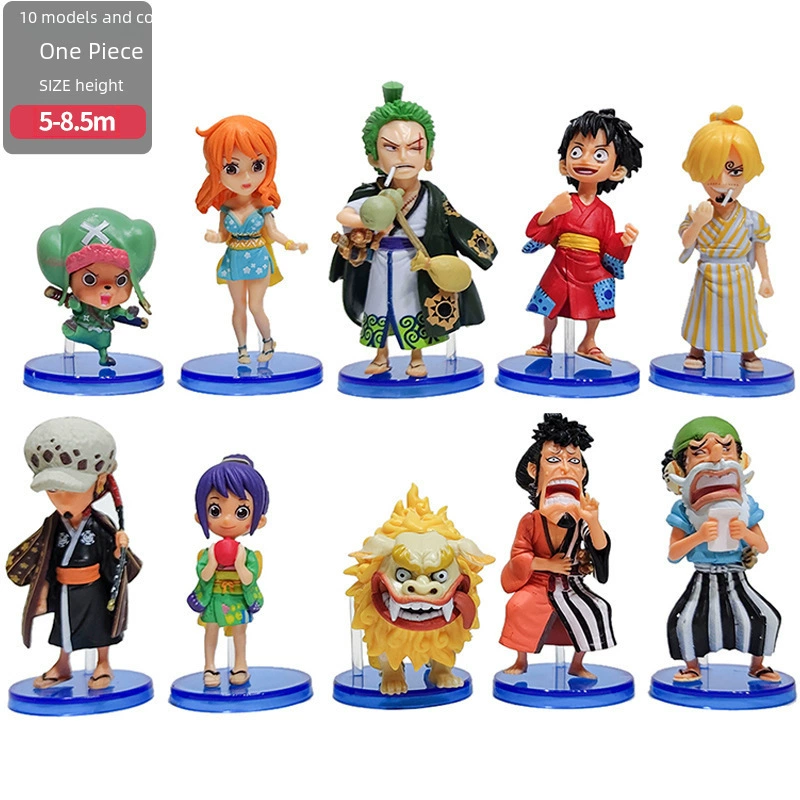 Десять One Piece и Guozhiko Landon Rongkama Malo Jinwei Mo Luo Jinwei Ayu ручная игрушка торт украшение
