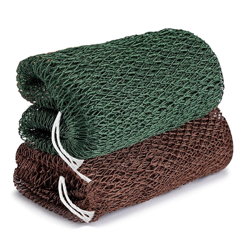 African Net Sponge Exfoliating Bath Cleaning Loofah-Like Body and Face Gentle Scrubber with Hanging Strap Travel Washcloth African Net Sponge Exfoliating Bath Cleaning Loofah-Like Body and Face Gentle Scrubber with Hanging Strap Travel Washcloth