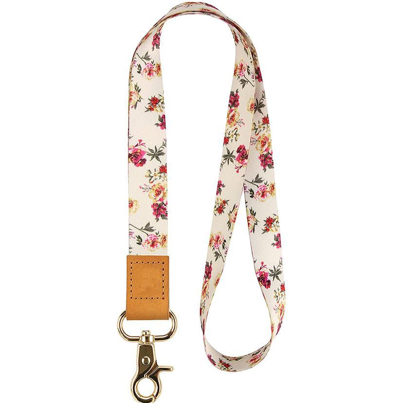 Suministro directo de fábrica transferencia térmica llavero cordón perezoso cuero poliéster correa de muñeca Halter teléfono móvil insignia cordón largo