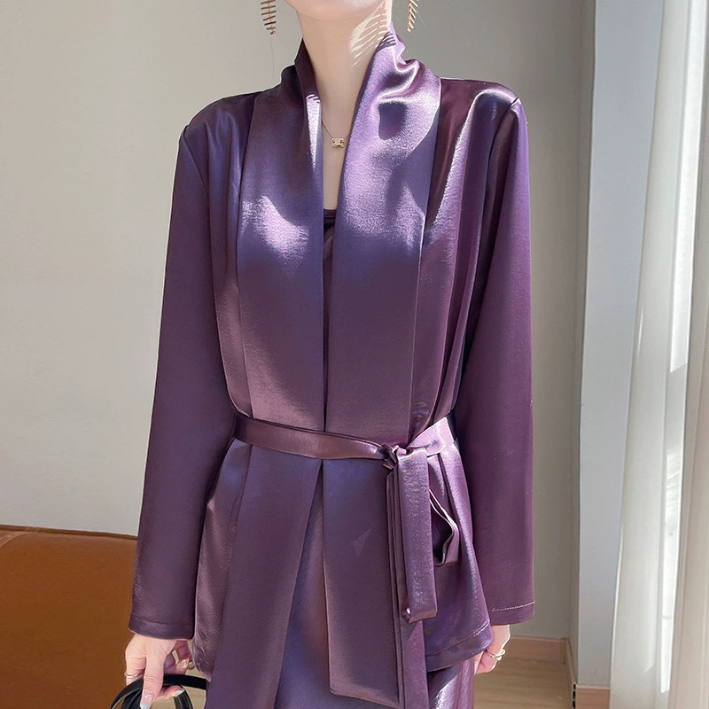 Summer solid fashionable jacket, V-neckline