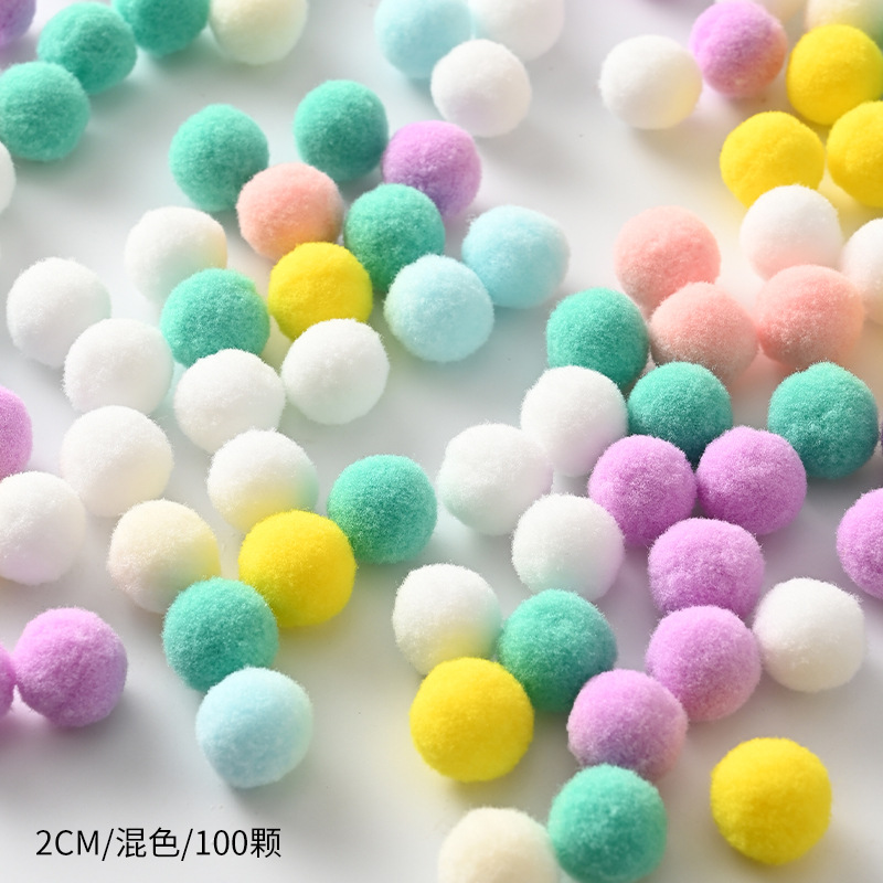 Mayorista 8mm ultra-denso de lana hecha a mano para niños diy puzzle juguete material de ramo paquete de color macarón barra de torsión