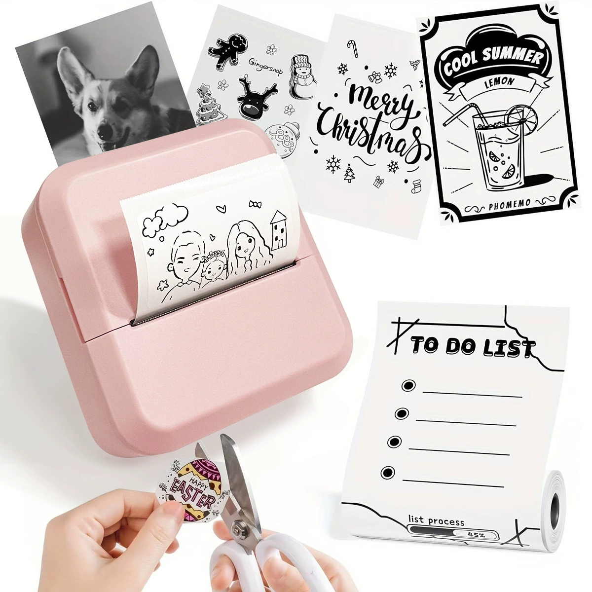 S2 Mini Label Printer for IOS and Android Mini Label Printer