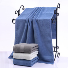 纯棉浴巾家用柔软吸水70*140加大加厚礼品刺绣logo毛巾被厂家批发