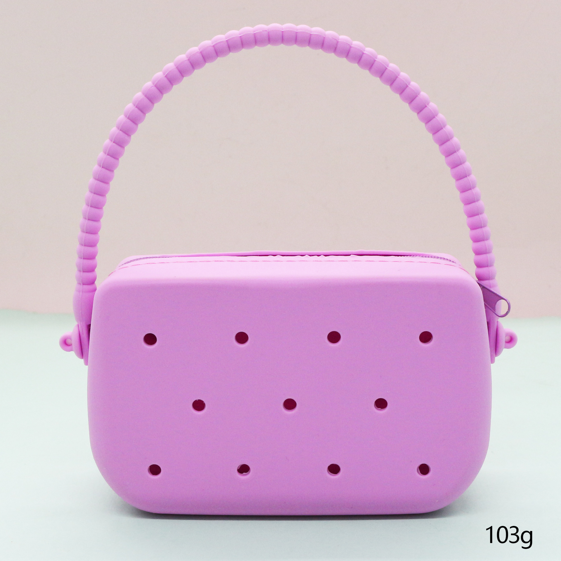 Inventario de dibujos animados de silicona agujero bolsa mini bolso diy bolsa de almacenamiento bolso auriculares llavero colgante regalo