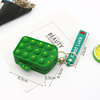 Silica gel wallet, one-shoulder bag, bag strap