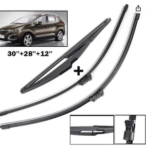 Peugeot 3008 2008 2009-2015 ön və arxa şüşə silənləri 30 düym 28 düym 12