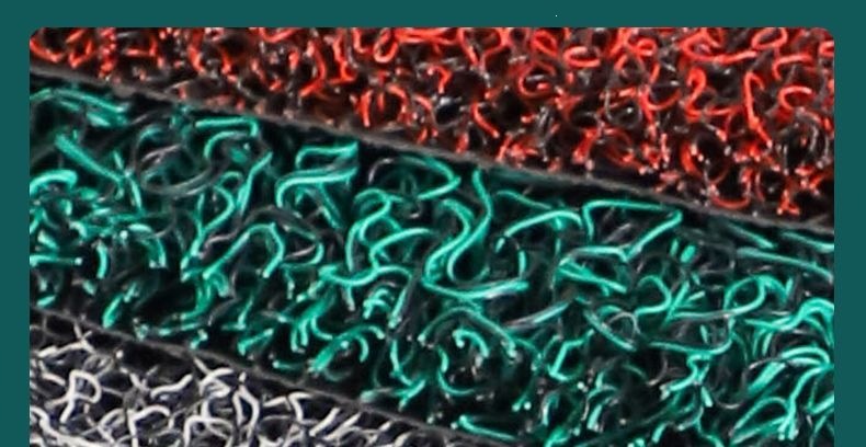 Entrance door mat with silk loops, non-slip entryway mat, bathroom and toilet foot mat, living room door mat, car floor mat