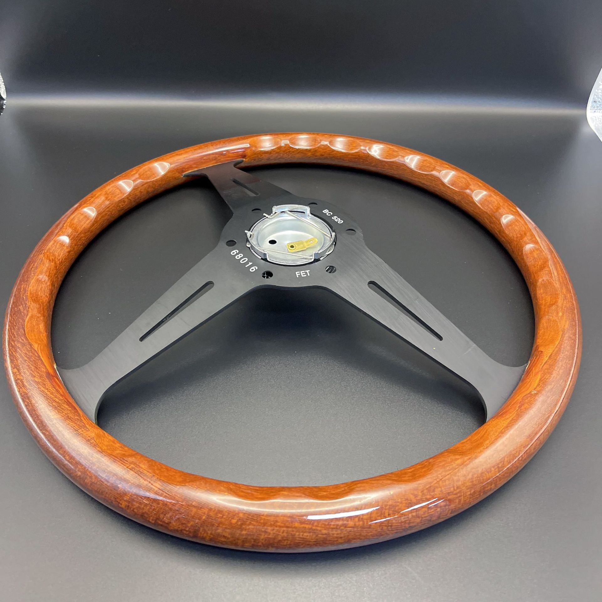 14inch ND Racing Modified Universal Classic Imitation Wood Beidouxing Langdi Jetta Pusan Retro Solid Wood Steering Wheel