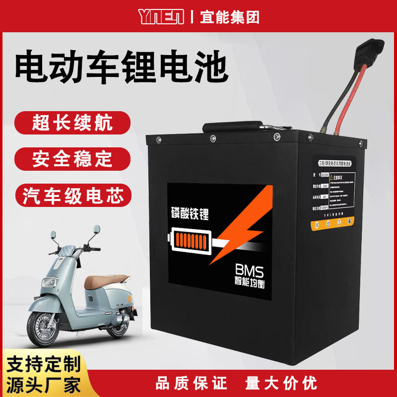 动力LiFePO₄ 定制电动车叉车观光车锂电池磷酸铁锂电池48V60V72V|undefined