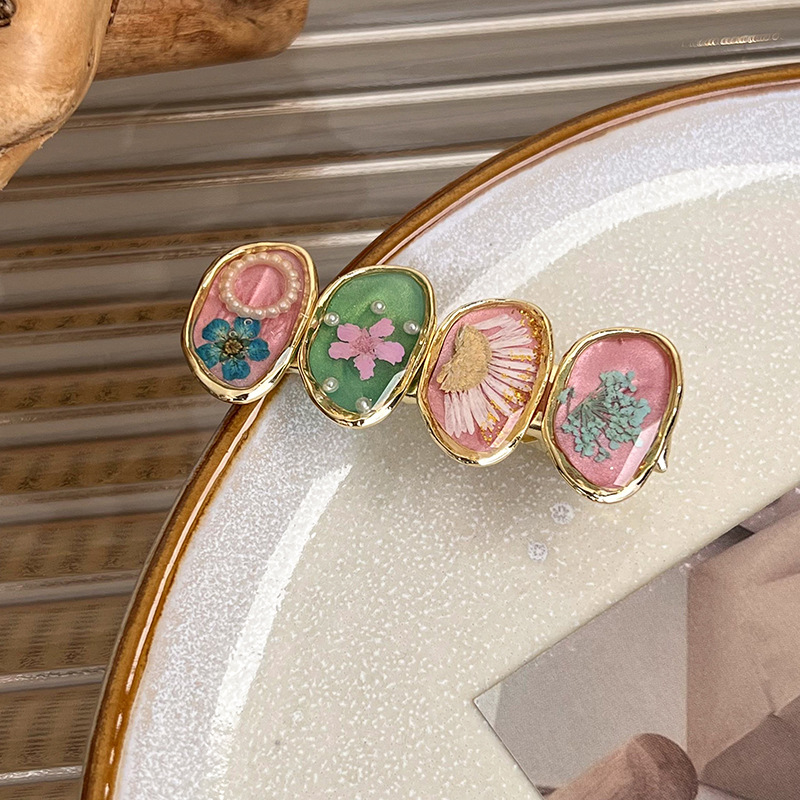 Women's Cute Sweet Flower Alloy Hair Clip display picture 4