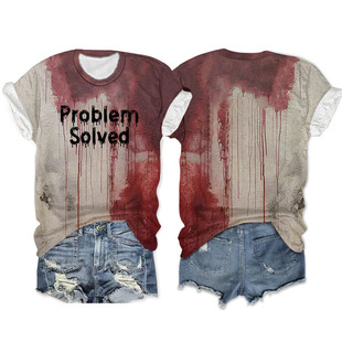 I'M Fine Bloody ShirtŮʽ�f�}��Ѫ�ȿֲ����bѪ�R���¿羳�� ��