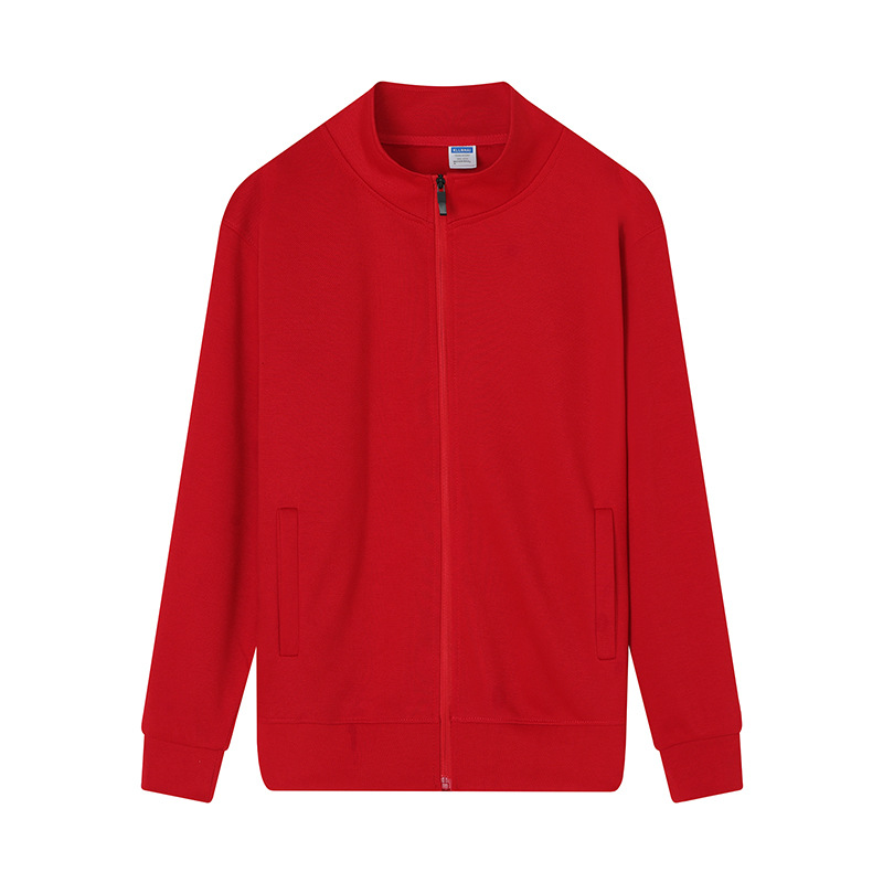 Otoño y invierno Cardigan camiseta publicitaria camiseta cultural ropa de clase ropa de trabajo chaqueta de manga larga con camisa de cuello de vello logotipo personalizado