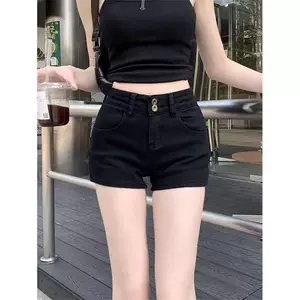 美式复古弹力微喇牛仔裤女2026春夏款低腰水洗磨破修身显瘦拖地裤
