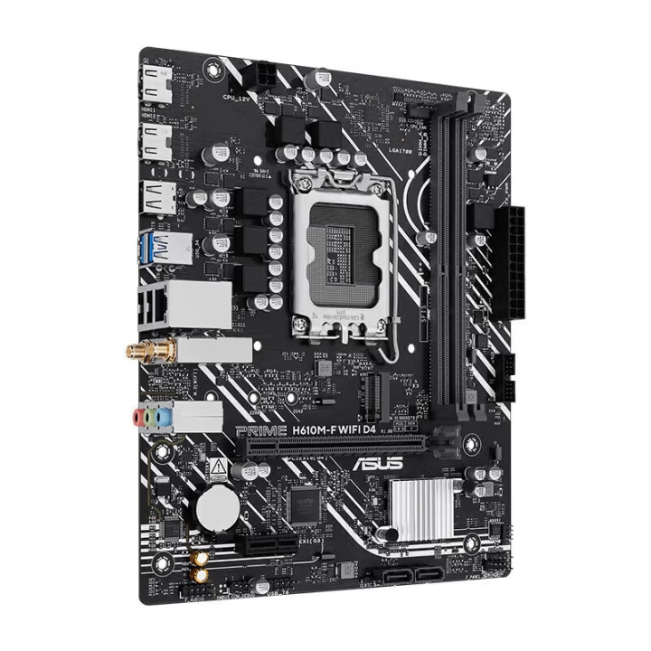 Материнская плата ASUS PRIME H610M-F WIFI D4 для ПК, подходит для процессоров 12-го, 13-го и 14-го поколений