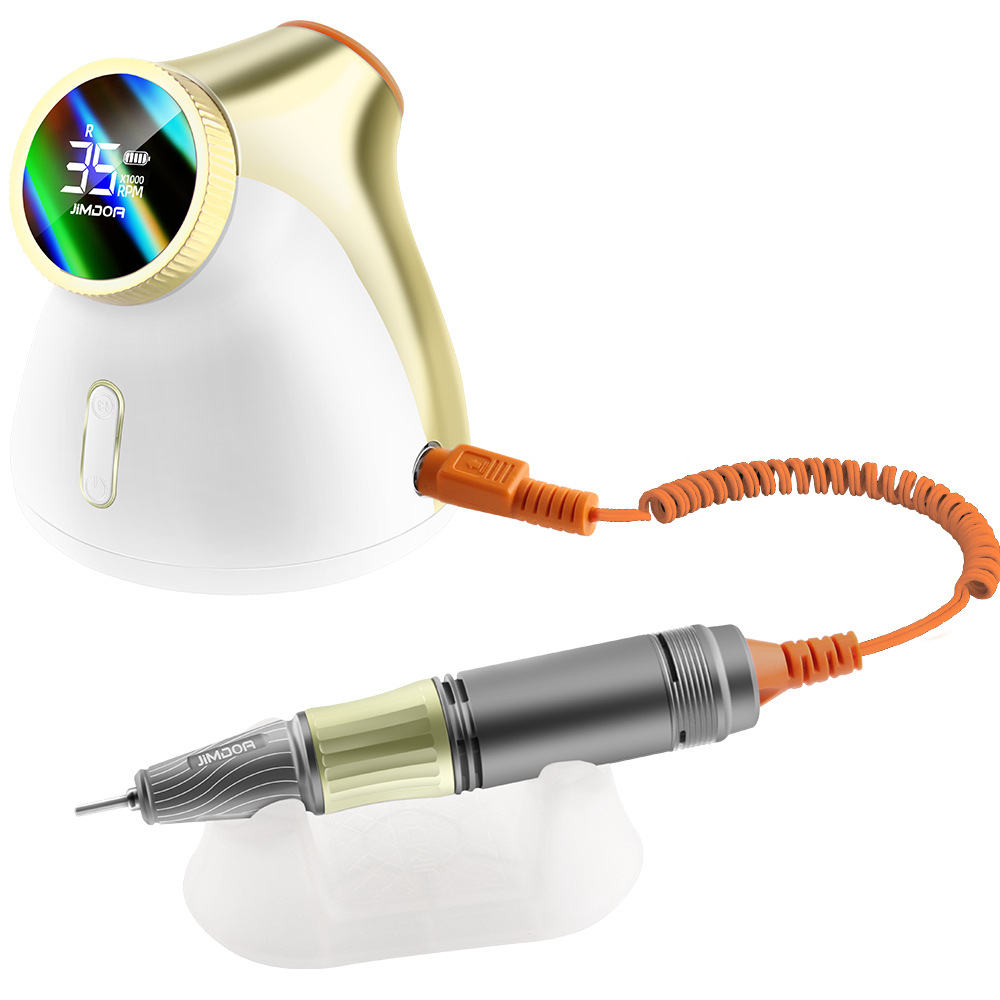JIMDOA máquina de manicure eléctrica transfronteriza nueva máquina de manicure eléctrica inalámbrica conveniente de eliminación de capullos de piel muerta, eliminación de pegamento y pulido de manicure