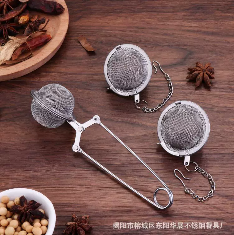 不锈钢304出口茶球茶漏 茶隔味宝 网漏 410杂物过滤器酒宝球茶滤