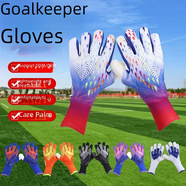 Manufacturers supply goalkeeper hand slide training Sports Practice Competition men and women goalkeeper gloves breathable football equipment gloves