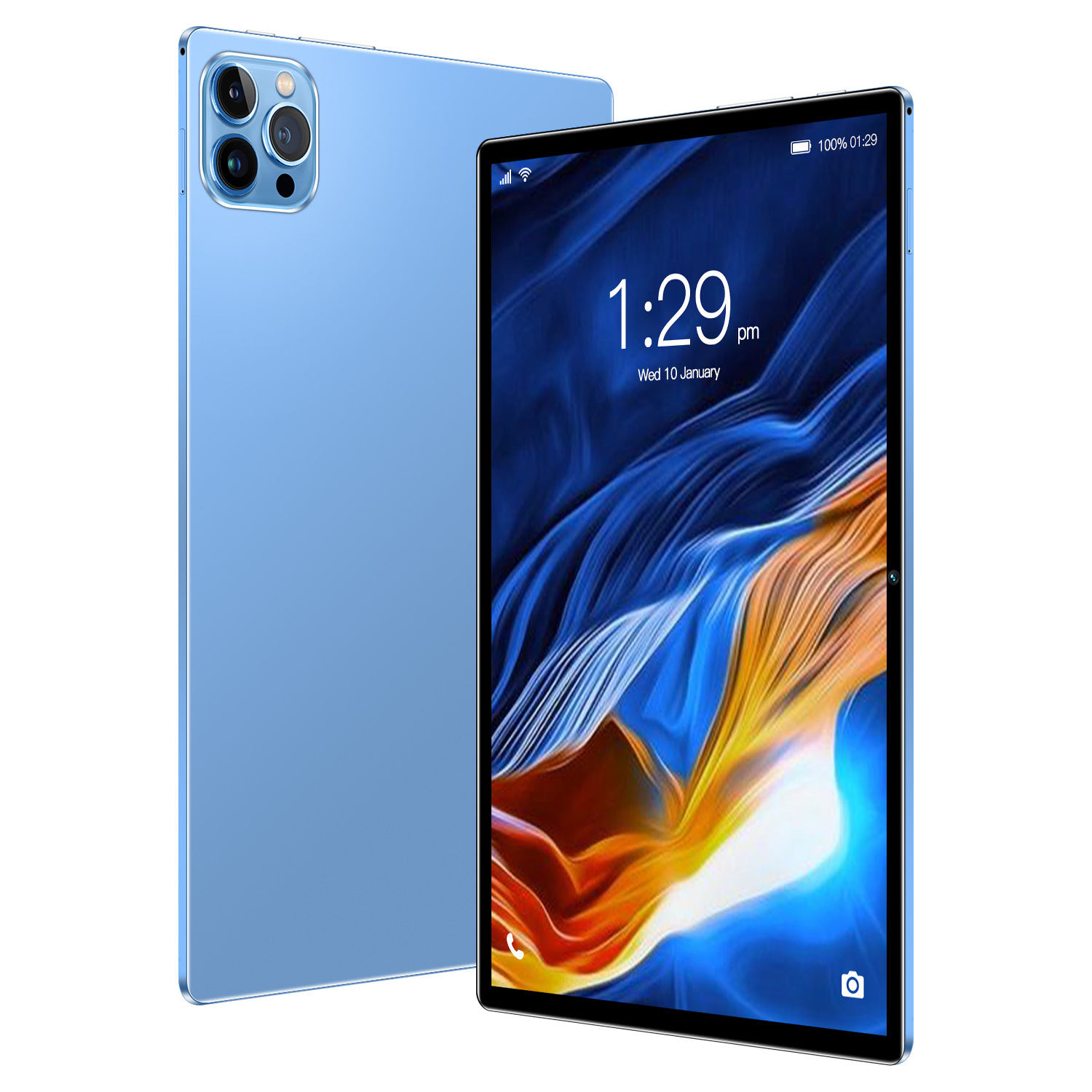 V62 nueva tableta transfronteriza de 10,1 pulgadas 12 + 512G HD Android llamada inteligente fuente WiFi al por mayor