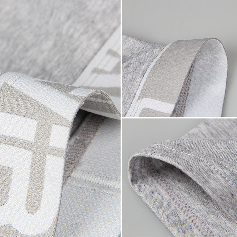 Men's underwear sports boxer briefs cotton mid-waist large size sexy trendy men's Korean style boxer shorts wholesale