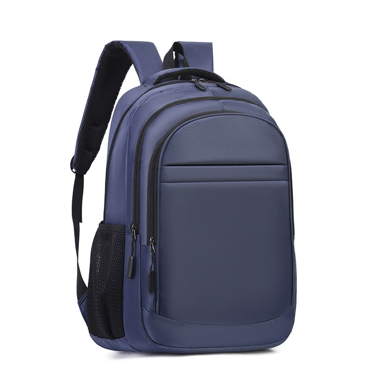 Laptop backpack, business travel version, lightweight, Black/Grey/Blue
